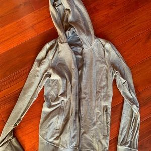 Grey Lulu zip up